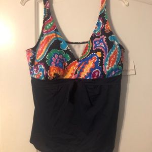 NWT Liz Claiborne Bathing Suit Top Plus sz 24